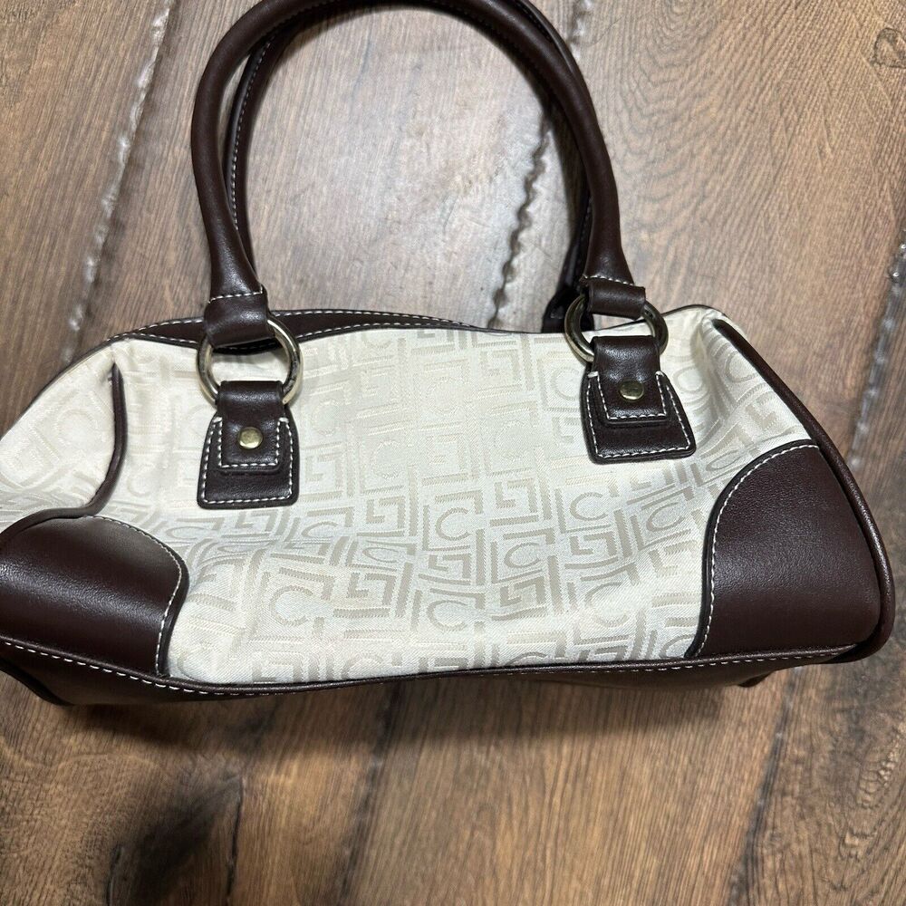 Liz Claiborne Small Purse Handbag Beige Pre Owned SZ 10x6 inches - Picture 7 of 12